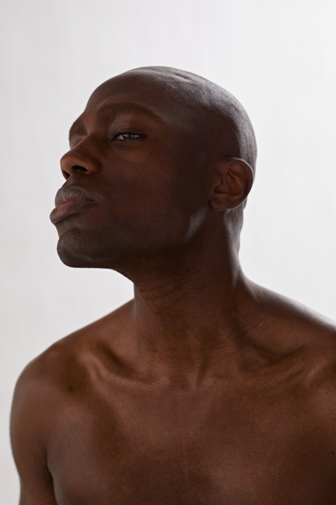 Close profile portrait of CJ Henry